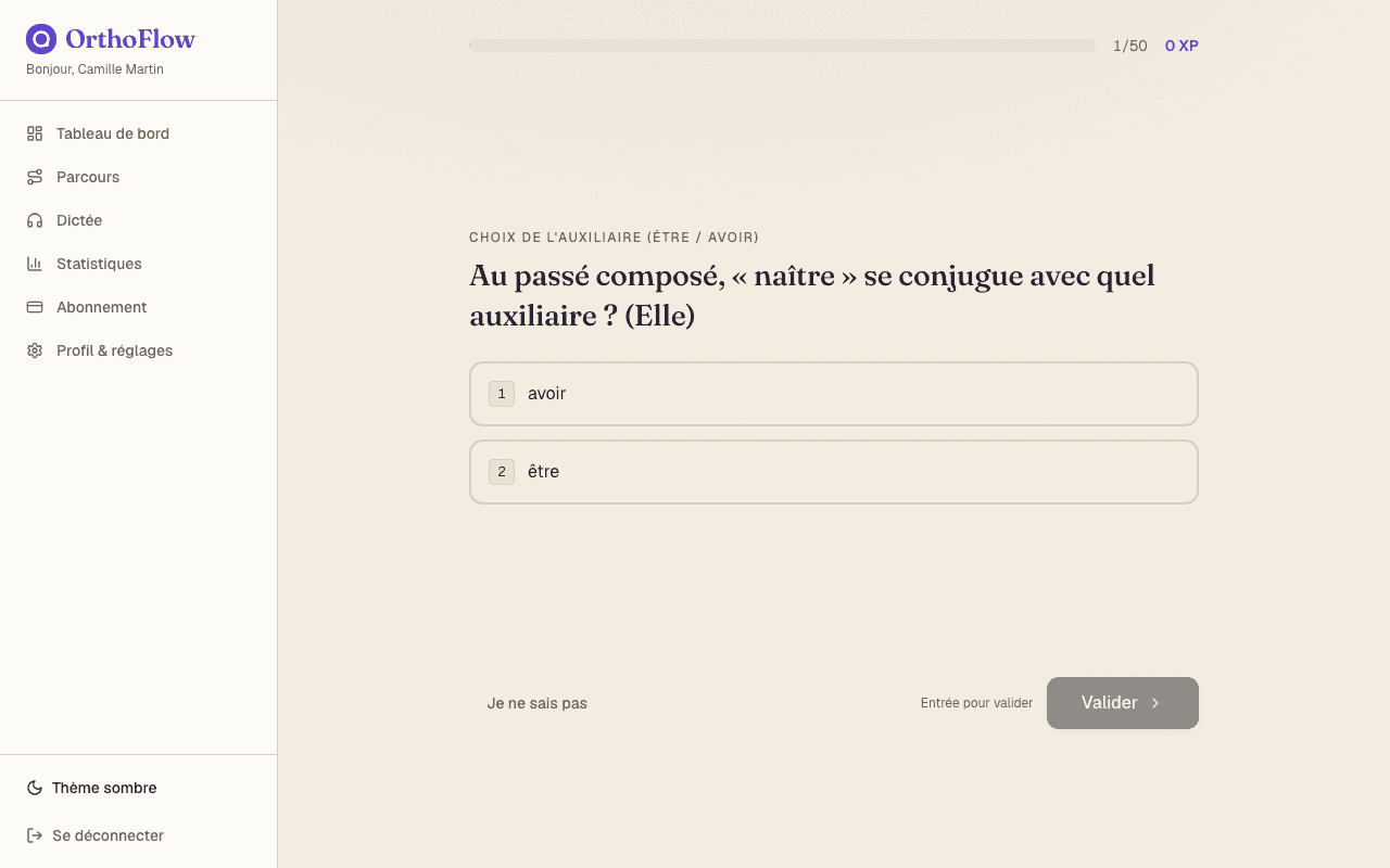 Un apprentissage actif